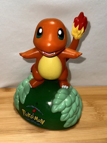 Pokemon 1999 Trendmasters Talking Charmander Room Greeter TESTED Cover