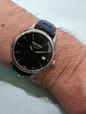 Bruno Söhnle 13192 Men's Watch Stainless Steel With Armdand Black Leather Quartz