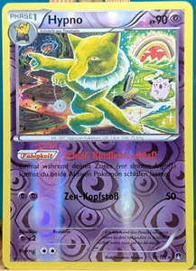POKEMON - Turbofiebre - Hypno - 51/122 - REVERSE HOLO - alemán - Imagen 1 de 2