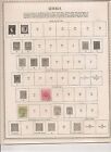 1894-1921 SERBIA Stamps..(25 Stamps Hinged on Scott Paper)..