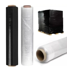 Película de envoltura elástica transparente/negra 400 mm x 23 mu 750 g - Imagen 1 de 16