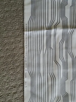 Tela abstracta geométrica Richloom de 16+ yardas gris/blanco Foto 1 de 4