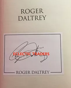 Roger Daltrey SIGNED 1/1 HB book Thanks a Lot Mr Kibblewhite. Who. Rock. Beatles - Picture 1 of 5
