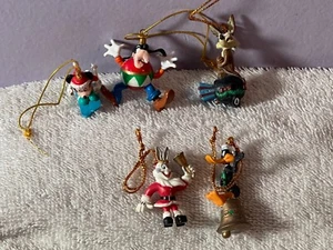 Juego de 5 adornos navideños miniatura Disney & Looney Toons PO8999 - Imagen 1 de 7