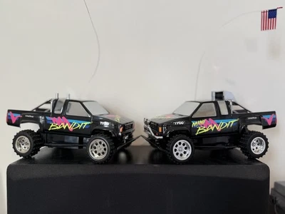 2x TYCO Mini Bandit RC Trucks - USA & Rare China Decal Variant + Remote- WORKING - Image 1 of 4