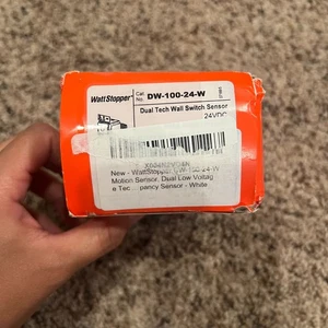 LEGRAND WATTSTOPPER DW-100-24-W DUAL TECH WALL SWITCH SENSOR - Picture 1 of 3