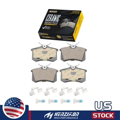 Complete Ceramic Rear Brake Set P-340A Fits Audi TT & TT Quattro 2000-2004 - Image 1 of 3