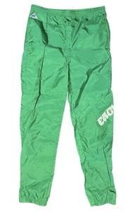 Philadelphia Eagles Vintage Kelly Green NFL Jogger Windbreaker Pants Mens Size L - Picture 1 of 6