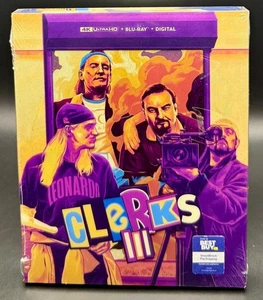 CLERKS III - BEST BUY US EXCLUSIVE 4K UHD BLU-RAY STEELBOOK **NEW & SEALED!** - Picture 1 of 19