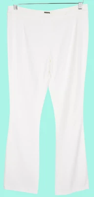 GUESS BY MARCIANO Regular Fit Trousers Women's (EU) 40 Stretchy Flared Off White - Image 1 of 4