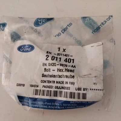 DMF Flywheel Bolts fits FORD TRANSIT V363 2.0D 2016 on Dual Mass Genuine  New - Image 1 of 2