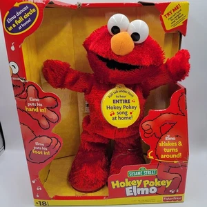 2002 Hokey Pokey Elmo Sesamstraße Fisher Price Mattel Vintage selten neu in Box * LESEN - Bild 1 von 5