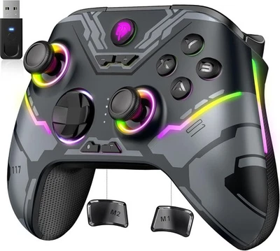 EasySMX X15 Wireless Controller Hall Effect PC Switch Android iOS RGB 40H Batter - Image 1 of 4