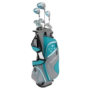 TOUR EDGE LLH LADY EDGE TURQUOISE/WHITE FULL BOX SET, PUTTER, BAG - Picture 1 of 6