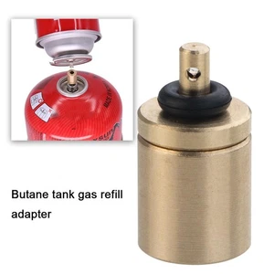 1x Gas Refill Adapter Stove Cylinder Butane Canister Y1Q2 E6C3 AU Tank N2L8 F6I6 - Picture 1 of 12