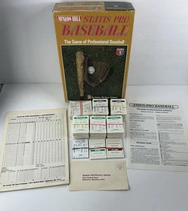 Avalon Hill Statis Pro Baseball The Game Of Professional Baseball Incomplete - Picture 1 of 16