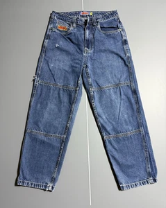 Empyre Carpenter Jeans Herren 28 Blau Double Knee Workwear Baggy Y2K Skate - Bild 1 von 10