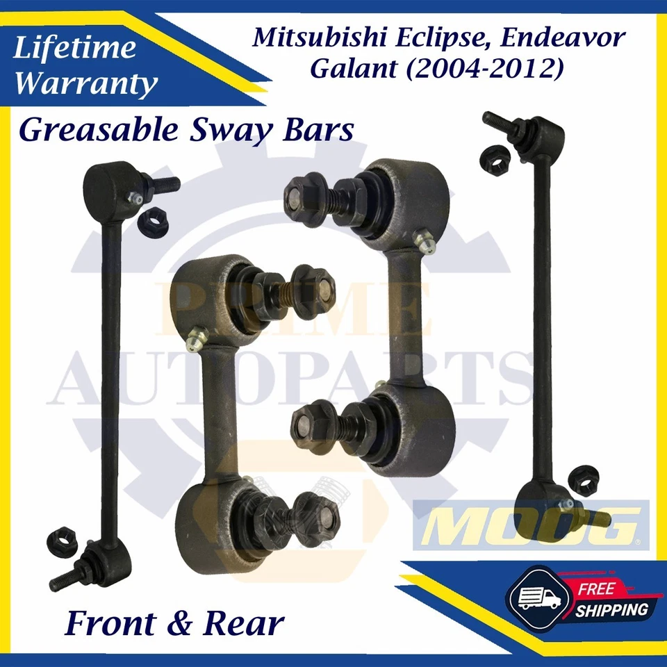MOOG OEM Front & Rear Sway Bars For 2004-2012 Mitsubishi Eclipse/Endeavor/Galant - Image 1 of 4