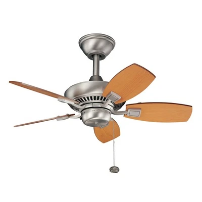 Kichler Lighting 300103NI Canfield Indoor Ceiling Fan Brushed Nickel - Image 1 of 4