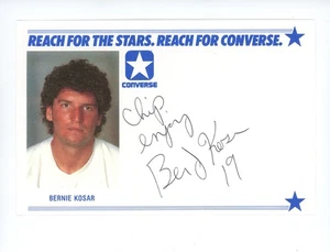 Anuncio fotográfico autografiado de BERNIE KOSAR Cleveland Browns 5x7,75 - COLECCIÓN CHIP SMITH - Imagen 1 de 1