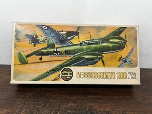 Vintage Airfix Modellflugzeug Bausatz 1/72 Messerschmitt 110D komplett - Bild 1 von 10