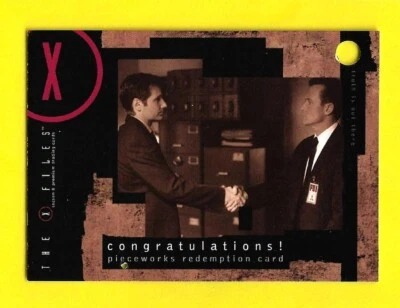 2002 Inkworks The X-Files Season 8 Pieceworks Redemption Card  X8PR1 John Dogget - Image 1 of 3