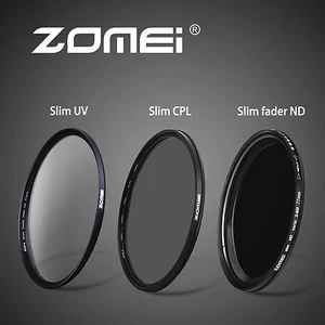 77mm slim UV&Fader ND2-400&CPL filters Set For Digital Camera Novice Essentials - Picture 1 of 6