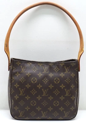 Louis Vuitton Looping Shoulder Bag MM Brown Canvas Handbag - Image 1 of 4