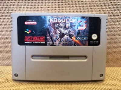 Vintage Super Nintendo Robocop 3 Game - Image 1 of 3
