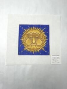 Sunrunner Designs 18 Mesh Hand Painted Needlepoint Summer Time Sun Pattern Print