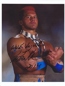 Chris Chavis - Wrestling Star "Tatanka" signed photo - Picture 1 of 1