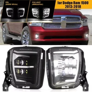 Paraurti anteriore fendinebbia led abbagliante per dodge ram 1500 13-18 - Foto 1 di 10