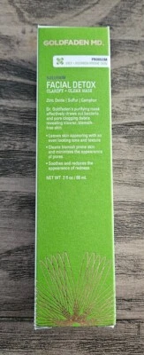 Goldfaden MD Solution очищающая детоксикация лица + прозрачная маска • 2 жидк. унц. - Изображение 1 из 4