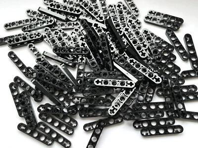 LEGO Technic Liftarm Thin Black 1 x 5 Axle Holes 11478 44864 NEW  - Image 1 of 3