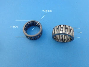 4 Stück Nadellager Nadelkranz   20 x 25,7 x 11,66 - Bild 1 von 3