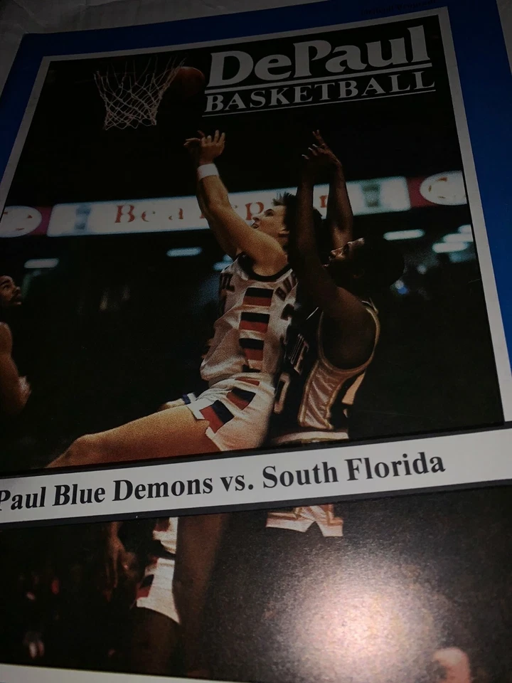 1982 South Florida v DePaul Blue Demons Basketball Program  - Image 1 of 1