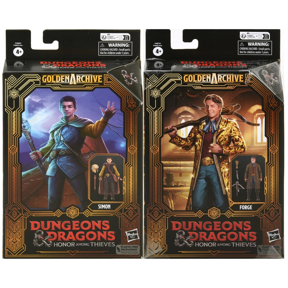 Экшн-фигурка Dungeons & Dragons Honor Among Thieves Golden Archive подарок Hasbro - Изображение 1 из 1