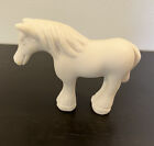 Hand Carved White Stone Horse Figurine