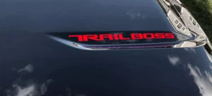 2019 20 21 22 23 24 Chevy Silverado 1500 Trail Boss Hood Decal Lettering - Bild 1 von 7