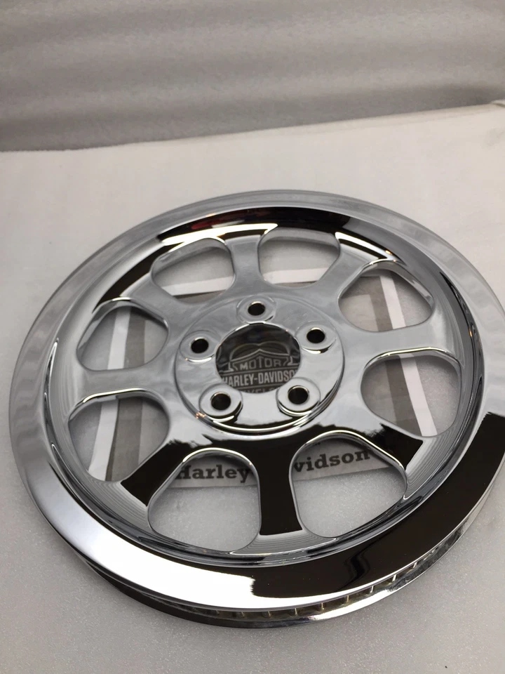 POLEA HARLEY FAT BOY 2000 CORREA TRASERA CROMADA 70T 1 1/8" 40289-00 FXST, CAMBIO Foto 1 de 4