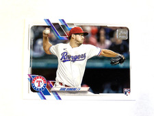 2021 Topps Update Dane Dunning Rookie Card #US14 Texas Rangers