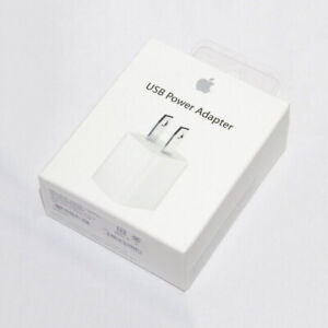 Apple 5W USB Power Adapter, MD810LL/A, A1385, White, New Bulk