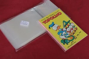 BUSTE PROTETTIVE PER FUMETTI TOPOLINO - PACCO DA 100 PZ - 14 x 19,5 - Picture 1 of 1