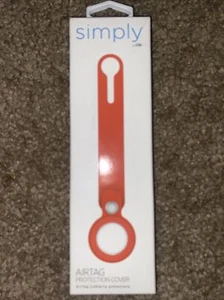 For Apple AirTag Loop - Red, Protection, iPhone, Case, Safe, Sport, Carry - Picture 1 of 3
