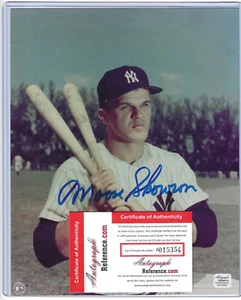 8x All Star ~ Moose Skowron ~ 5x WS Champion Signed NY Yankees 8x10 Photo ARCOA - Picture 1 of 3