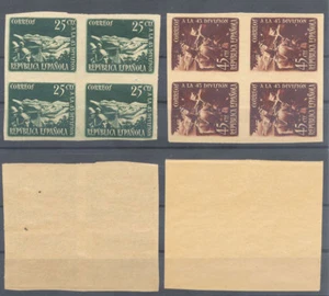 1938 HOMENAJE 43 DIVISION SIN DENTAR B4 EDIFIL 787A/788A ** MNH WAR TC12152 - Imagen 1 de 1