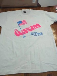 VINTAGE Saginaw Michigan Wsam 14 Raft Race 1991 T Shirt Size Xl - Picture 1 of 3