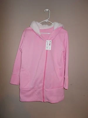 Jamickiki New Fashion Girls Size XXL Pink with White Hoodie Fur Long Sleeves  Foto 1 de 4