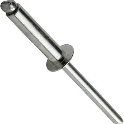 FASTENERE Stainless Steel Pop Rivets 3/16" x 5/8" Dome Head Blind 6-10 Quantity 25