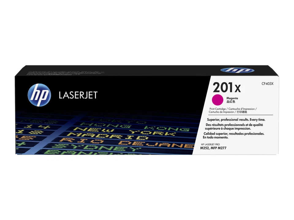 Original Toner HP 201X Magenta LaserJet Pro M252dn M252dw MFP M277dw MFP M277c6 - Bild 1 von 1